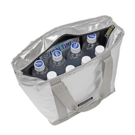 Captain Stag cooler bag tote capacity 4L/10L silver Delice