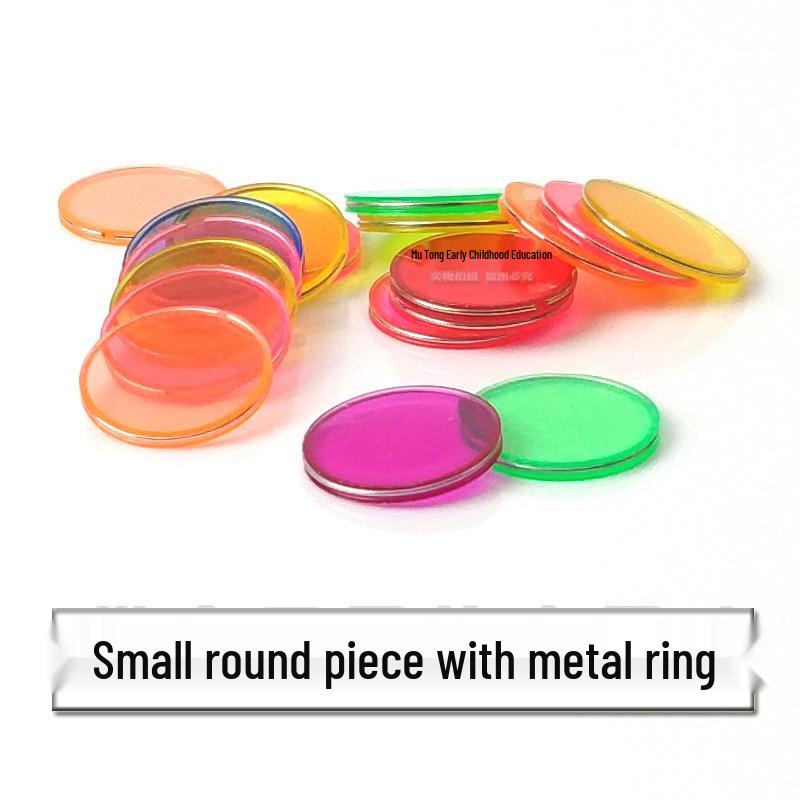 Magnetic Color-Matching Discs for Scientific Experiments and Teaching