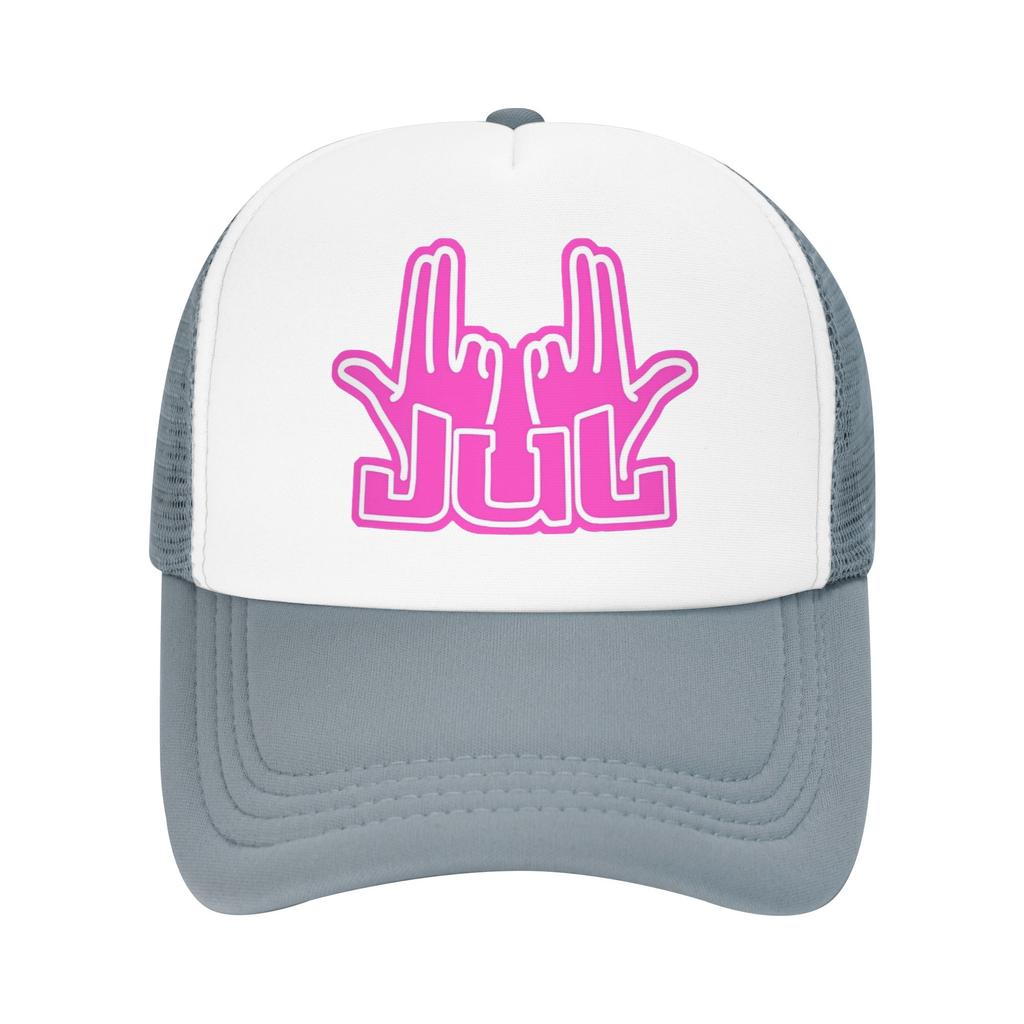 Rapper Singer Jul Sign Mesh Baseball Cap Adult Fashion Sun Hats Hat Breathable Summer Trucker Hats