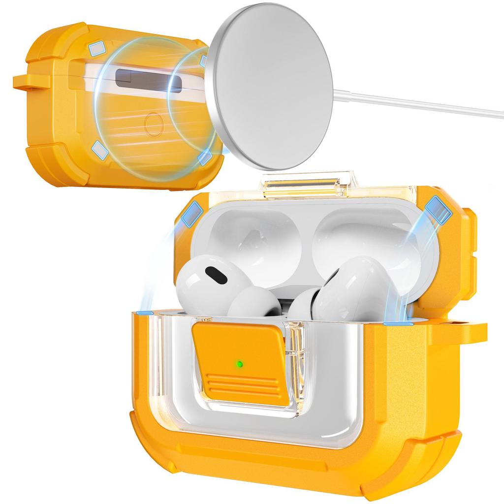Protective Case for AirPods Pro 3 & 2 - Apple Bluetooth Earphone Shell, Flip Cover, Anti-Fall, 4th Gen Compatibility