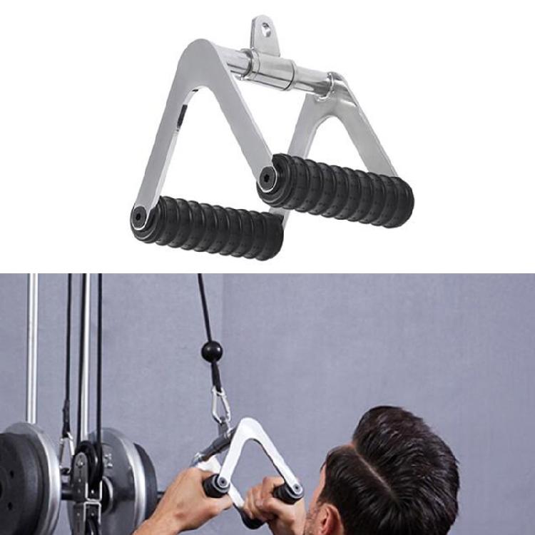 Cable Machine Strength Training Pull Down Bar for Weight Workout D Handle Gym Handle Grip, Cable Machine Attachments
