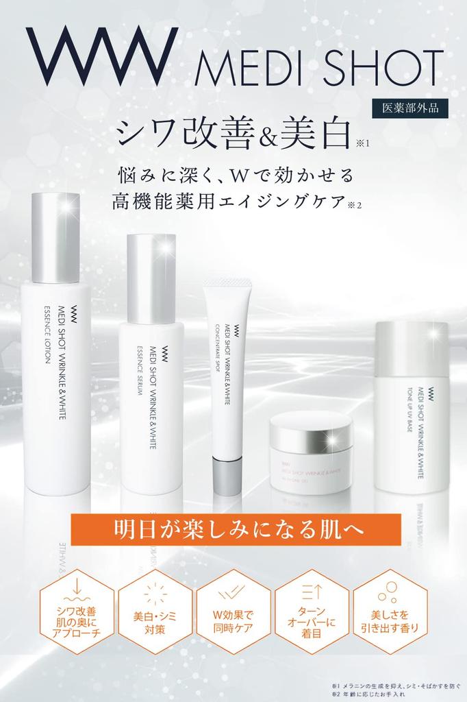 Meishoku Cosmetics Medicated Medishot Concentrate Spot Wrinkle Improvement & Whitening (Quasi-drug)