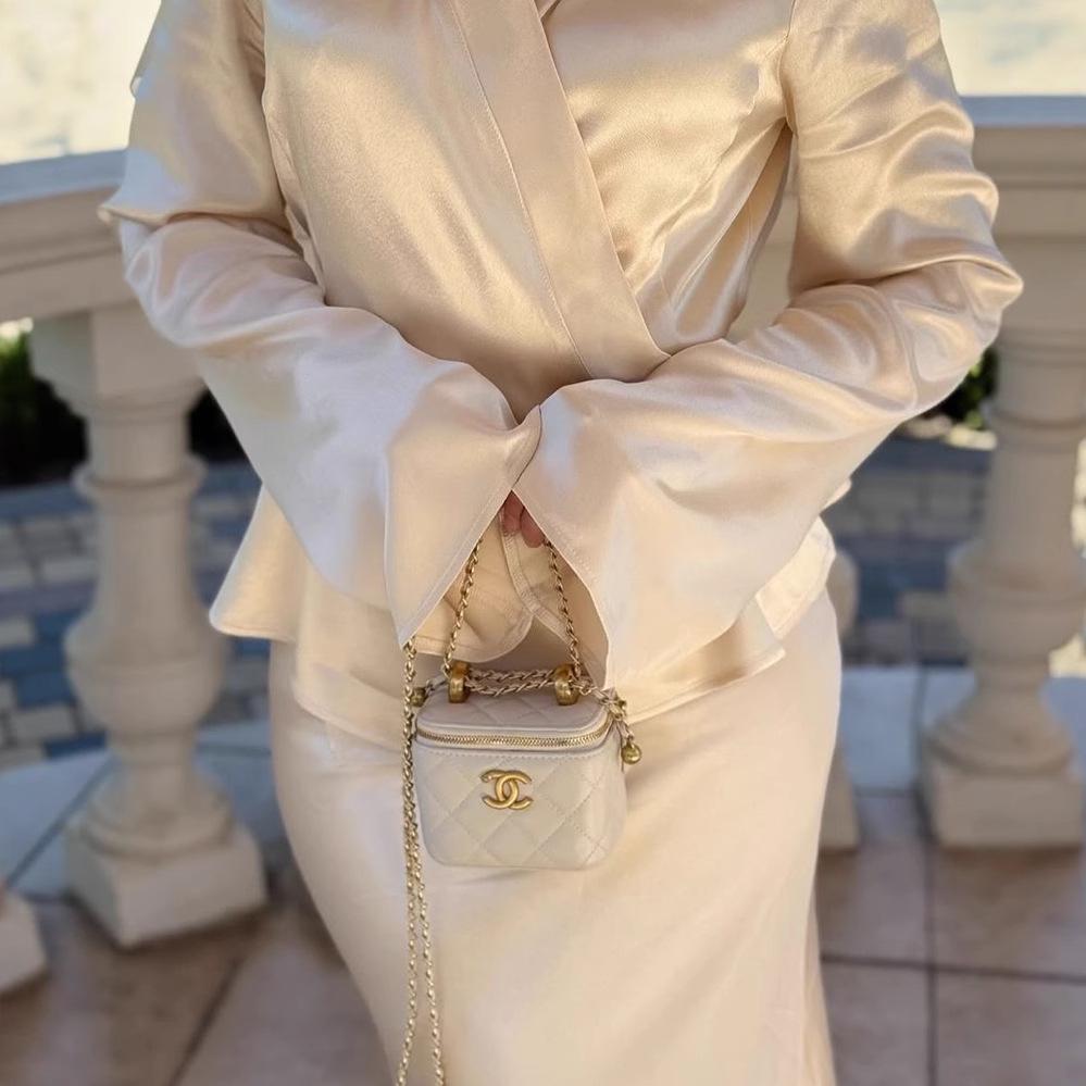 2025 Autumn Women's Slimming French Satin Long Dress Set with Long Sleeves