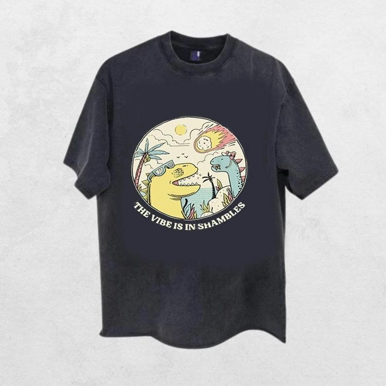 The Vibes Are In Shambles Shirt, Funny Meme T-Shirt, Funny Sarcastic Shirt, Big S