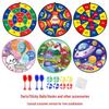 Custom Interactive Indoor/Outdoor Dartboard Set for Kids - Educational Sticky Ball Target Game