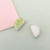 100pcs/lot Artificial Miniature Orange Petals Resin Cabochon Flatback Simulation Fruit DIY Scrapbooking Decoration Craft 9*15mm