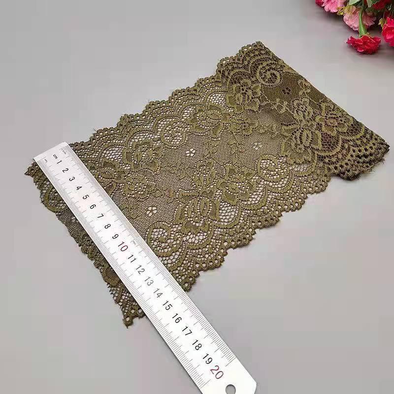 15cm Wide Soft Elastic Lace Trim for Skirts - Multi-color Options Available