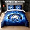 Canterbury-Bankstown Bulldogs Design Bed Bedding Set 1 Duvet Cover + 2 Pillowcases Soft Breathable Household Bed Linens