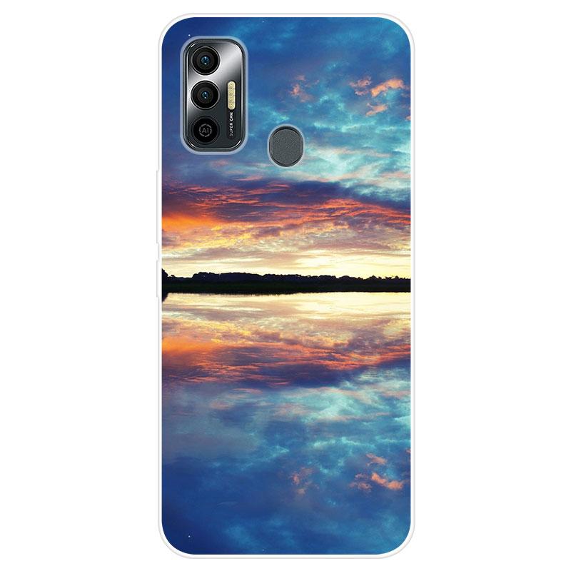 For Tecno Spark 7 Silicone TPU Back Cover Soft Phone Case For Tecno Spark 5 Case