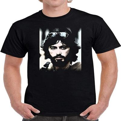 NOTEE Men's Serpico Al Pacino 7S Cop Cult Movie Fan T Shirt T-Shirts Black