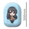 Azmaker Rascal Does Not Dream of Bunny Girl Senpai - Mai Sakurajima Cushion, Approx. 350mm, Polyester and Cotton