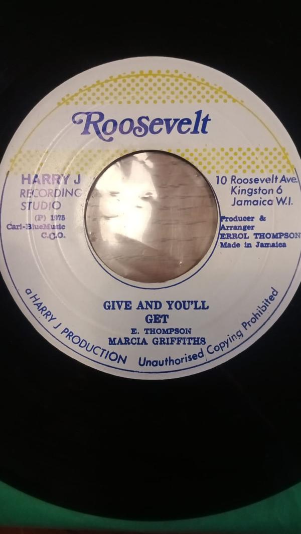 

7inch Record MARCIA GRIFFITHS - Give And You ll Get NONE Roosevelt 1975 Jamaica Reggae, Ska & Dub Used