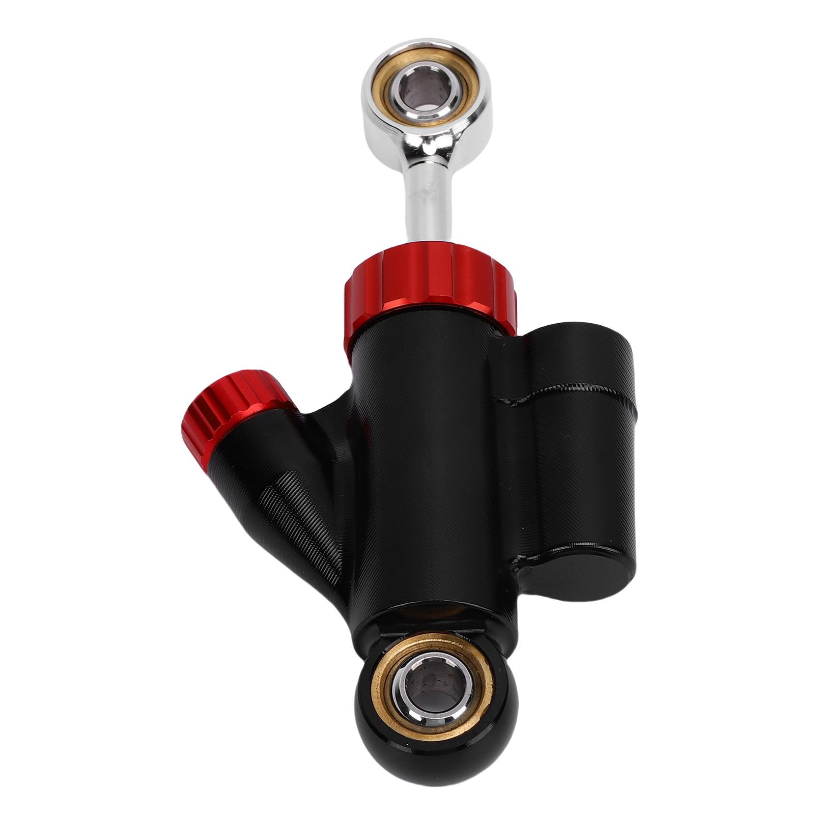 Motorcycle Steering Damper Stabilizer Adjustable 6061 Aviation Aluminum Alloy Universal for Safety Control