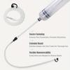 Manual Oil Change Injector with Hose - 7 Oz/0.21 Quart (200 Ml) Automotive Fluid Extraction Pump for Cars, Trucks, SUVs