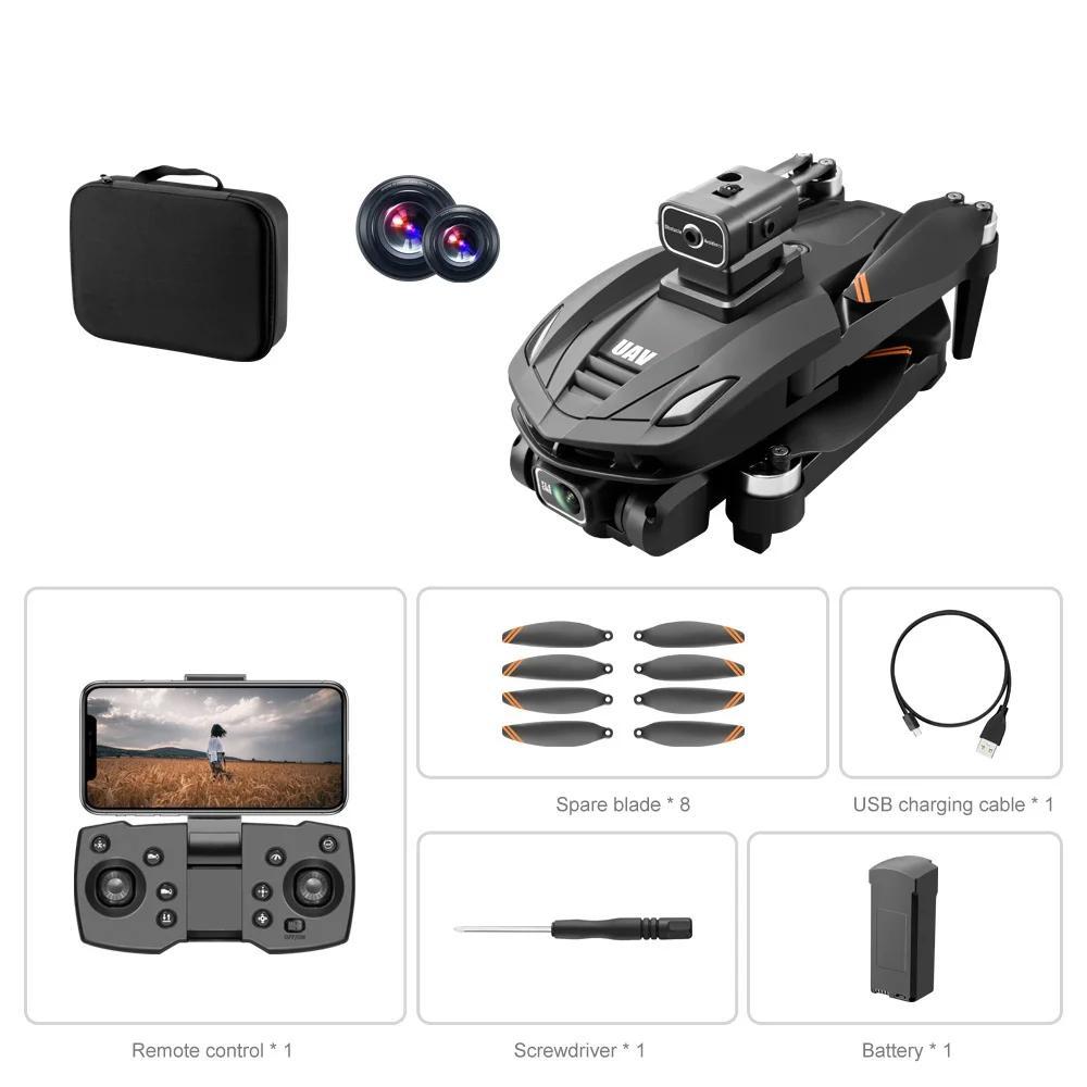 2024 Neues V168 PRO UAV HD-Luftfotografie ESC Doppelkamera WIFI FPV Rundum-Hindernisvermeidung Quadcopter Spielzeug Geschenk