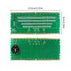 Memory Test Card Notebook DDR5 RDIMM/UDIMM Memory Tester Tool with LED Light Tester Diagnosis Card Memory Tester