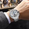 Luxury Business Male Watch Date Week Stainless Steel Tourbillon Men Clock Waterproof Automatic Mechanical Men's Watches