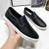 Men Leather Casual Shoes High Quality Slip On Men Loafers Comfortable Outdoor Flat Sneakers Retro Non Slip Men Walking Footwear
