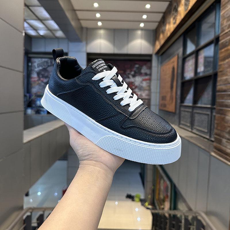 

Net spring, autumn and summer breathable leather surface tide ultra soft sole casual board shoes sports shoes zmd 38 чёрный