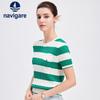 Women's Striped Antibacterial T-Shirt