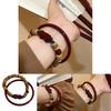 Chic Summer New Chinese Design Red Glass Pixiu Bracelet Coconut Shell Beads