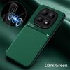Business Leather Texture Magnetic Case For Xiaomi Redmi Note 15 Pro+ Note 14 15 Pro Plus 4G 5G Soft Frame Car Holder Phone Cover