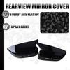 2x FOR BMW G30 G20 2017~20 M STYLE GLOSSY BLACK REAR SIDE WING MIRROR COVER CAP