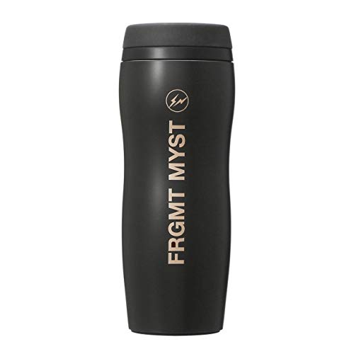 Starbucks Carved Stainless Steel Bottle, Matte Black, FRGMT MYST, 355ml, Tall, Fragment, Shibuya, Hiroshi Fujiwara