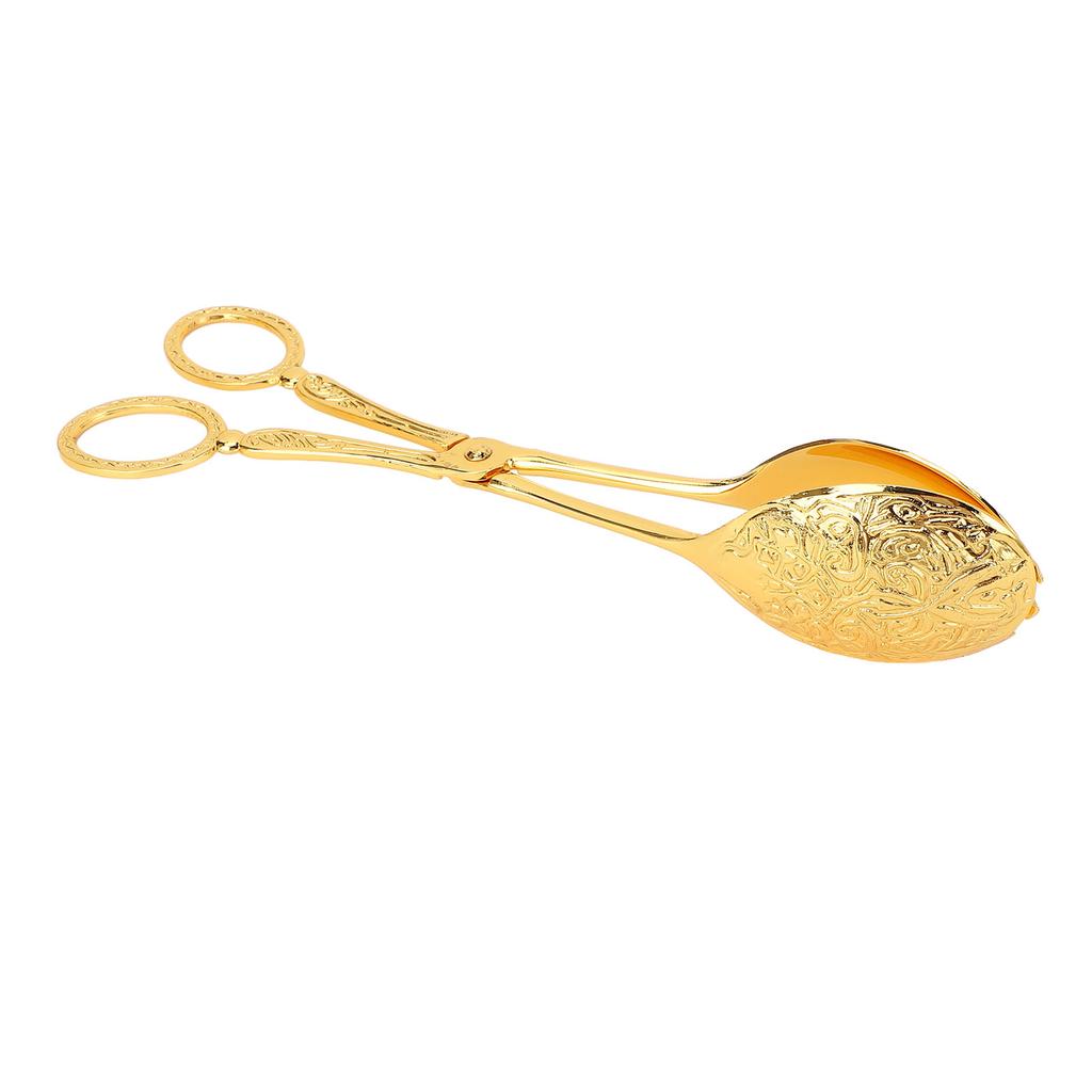 Metal Spoon Clip European   Multifunctional Serving Scissor Tongs for Cake Bread Fruits Home Kitchen Party Buffet