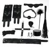 BDSM Restraints Sex Toys Bondage Set 11 Pcs Sex Leather Restraint Kits for Women and Couples