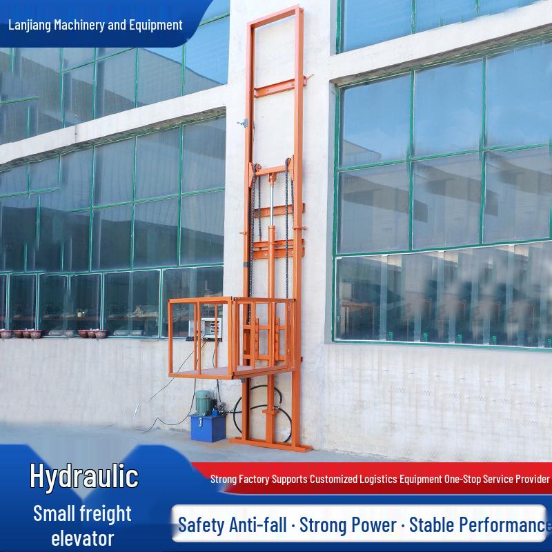 Hydraulic Chain Hoist Platform for Workshop Cargo Lifting