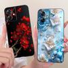 For Motorola Moto G54 G84 Case Luxury Butterfly New Painted Cover Soft TPU Phone Case For Motorola G84 G 54 MotoG84 MotoG54 Bags