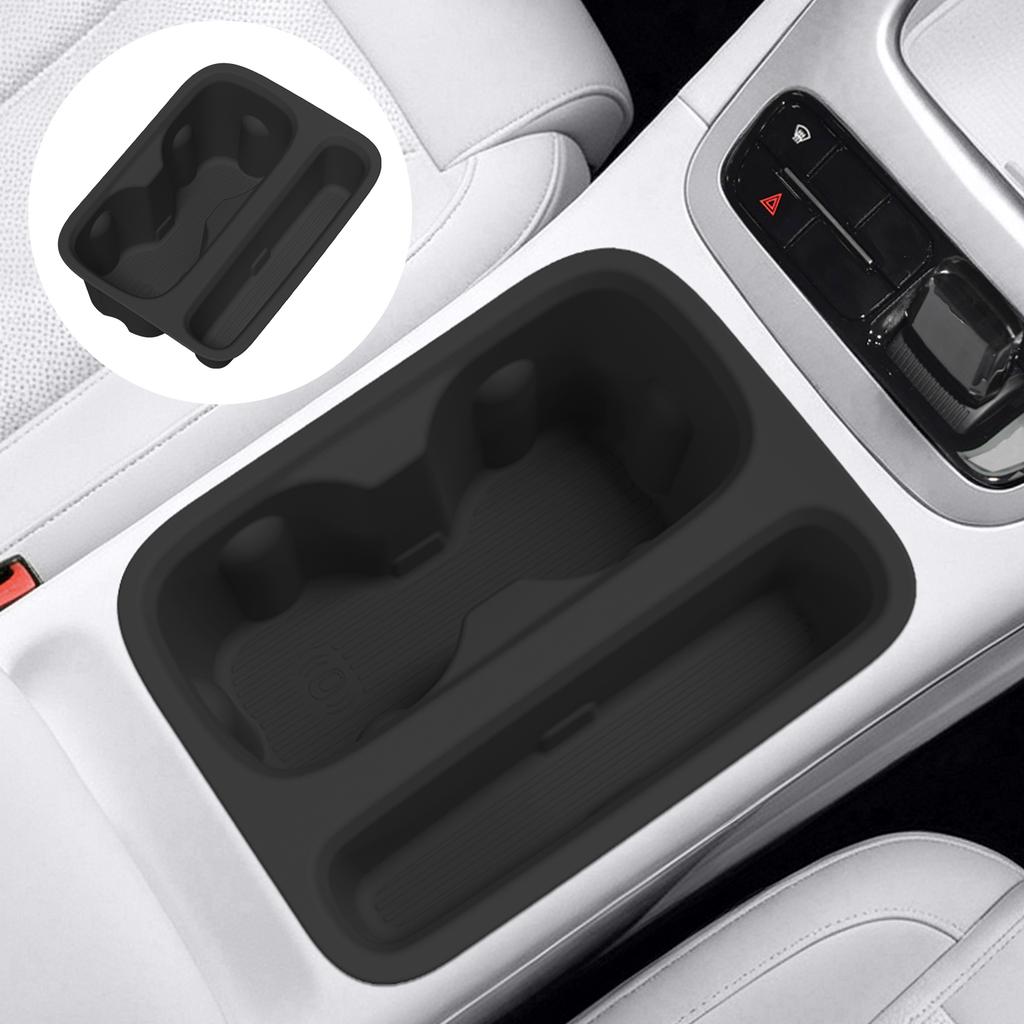 Smabee Right Drive for Geely EX2 RHD 2025 2026 Cup Holder Insert Car Cup Box Shock-Absorbing Tray Silicone Organizer Accessories