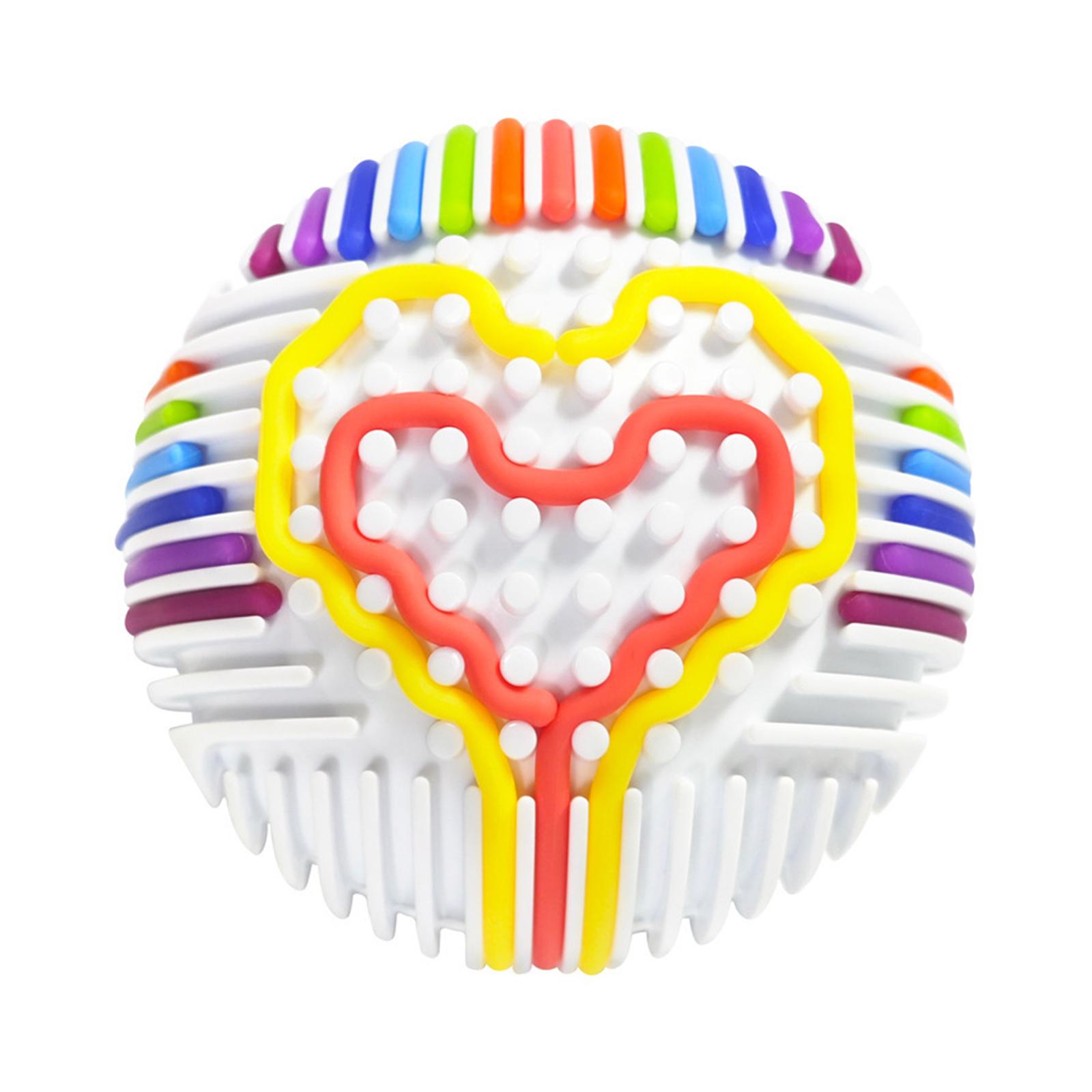 

Сенсорный мяч-игрушка с разделенным дизайном и резиновыми шнурами для снятия стресса, концентрации и когнитивного развития