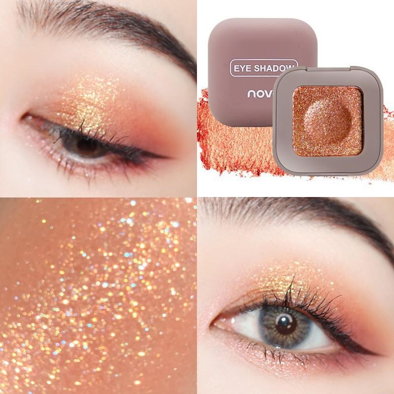 Spazio cowboy cosmico Evidenziatore Occhi Glitter Ombretto monocromatico Tavolozza Shimmer Satin Trucco Tavolozza Ombretto Kit evidenziazione