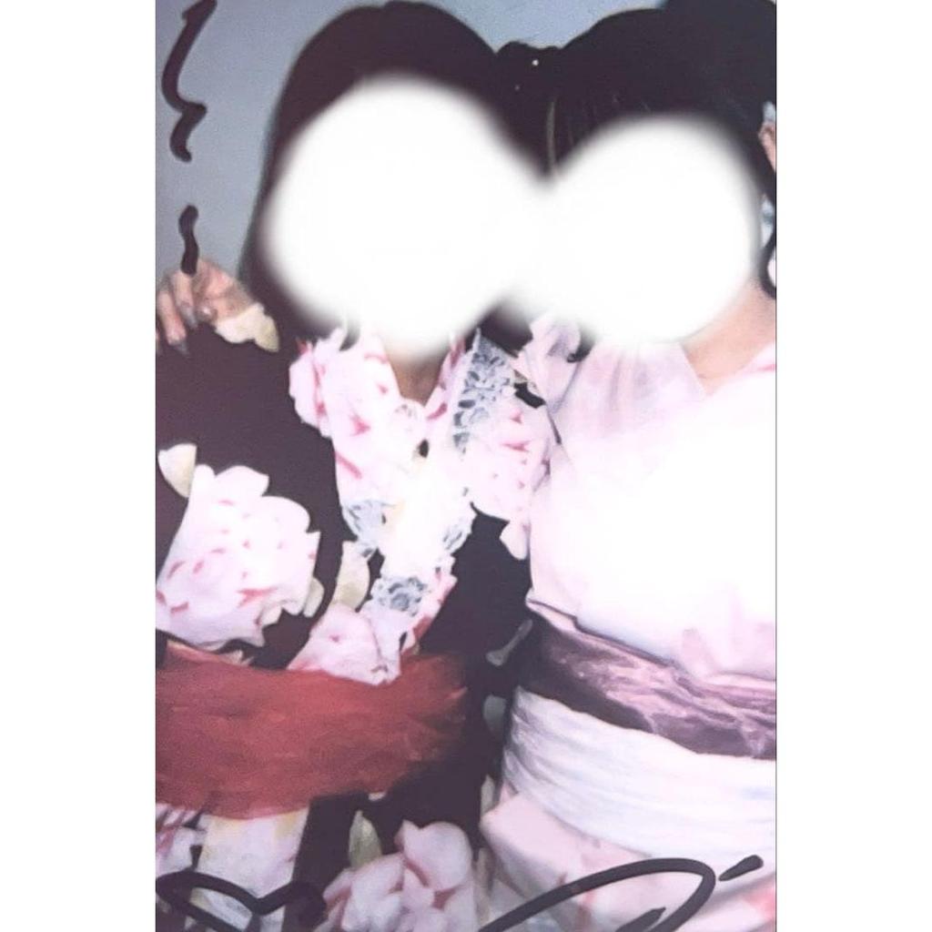 Used Yukata dress, adult size, princess gal style, floral, black, jirai-kei, ryousangata, rose