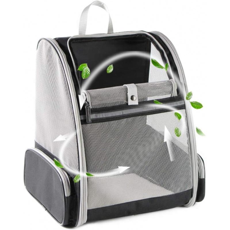 Universal Black Innovative Traveler Bubble Backpack Pet Carrier for Cats And D with Pets Comfortable Breathable Pet Carrier Bag