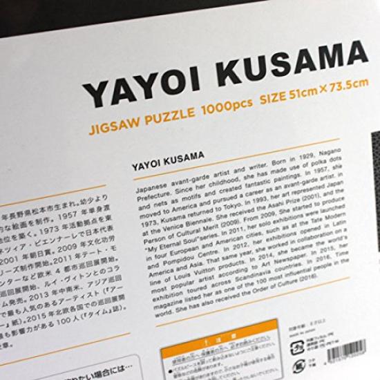 Yayoi Kusama Puzzle Jigsaw Puzzle 1000 Piece Interior Toy Toy Rectangle Polka Dot Pattern Yellow Pumpkin Pumpkin My Eternal Soul Yayoi Kusama
