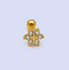 Unisex Fairy Zircon Studs: Ear, Nose, Tongue & Lip Piercing Jewelry