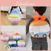 Cute Children Shell Backpack In Pink Orange And Blue With Fun Animal Patterns For Boys And Girls
