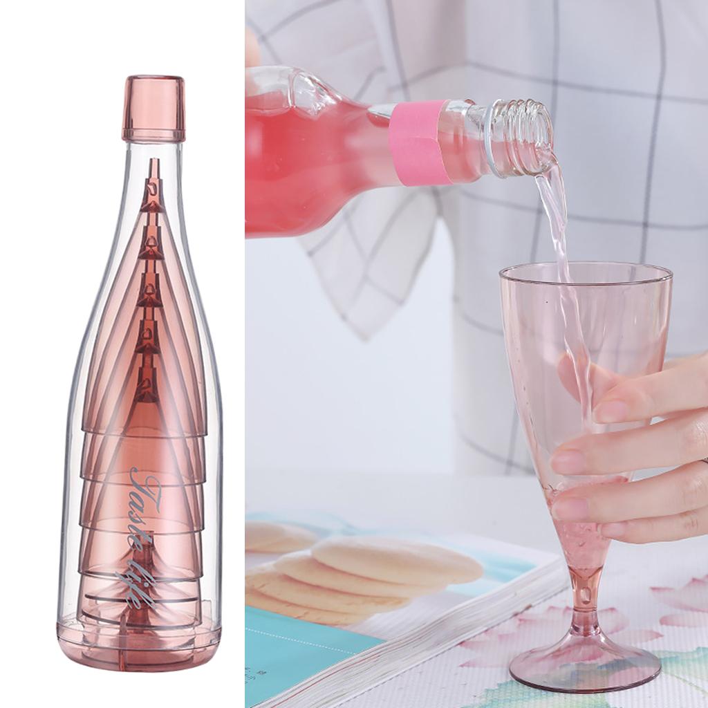 

Travel Champagne Glasses Glasses for Travel Anniversaries Party Camping розовый