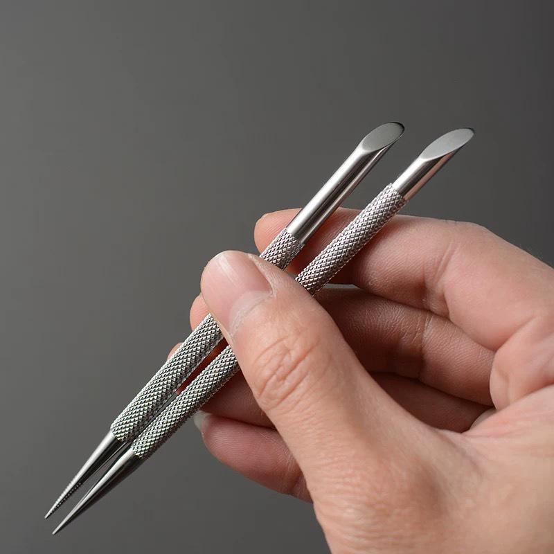 

Русский стальной скошенный инструмент для нейл-арта - Двусторонний пушер, Палочка из апельсинового дерева, Дотс, Средство для удаления кутикулы