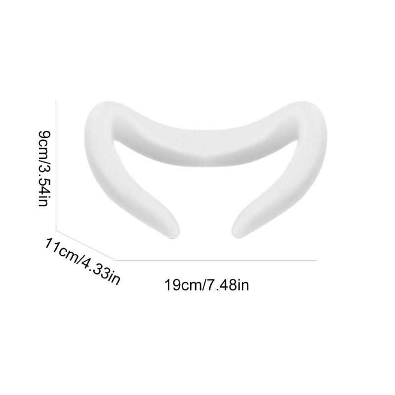 Facial Interfaces for Quest3 VR Headset Face Pad Replacement Skin Friendly Silicone Cover for Comfort Face Cover
