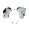 Plush Dog Ear Headband Cosplay Accessory Anime Conventions Cute Animal Ears Hairband Soft Furry Costume Prop