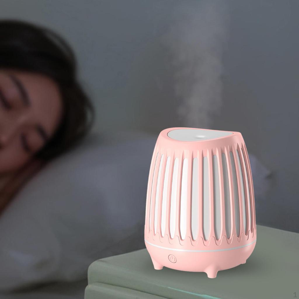 400ml Air Humidifier Essential Oil Diffuser Night Light Lamp USB Quiet for Yoga Desktop Bedroom