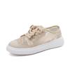 2025 summer new trend lace mesh breathable mesh hollow canvas shoes casual sports white shoes board shoes