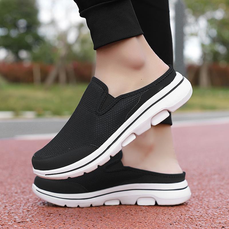 Men and Women's Slippers Mesh Air -breathable EVA Ultra -light Convenience Home Slippers Women's Large -scale Slippers