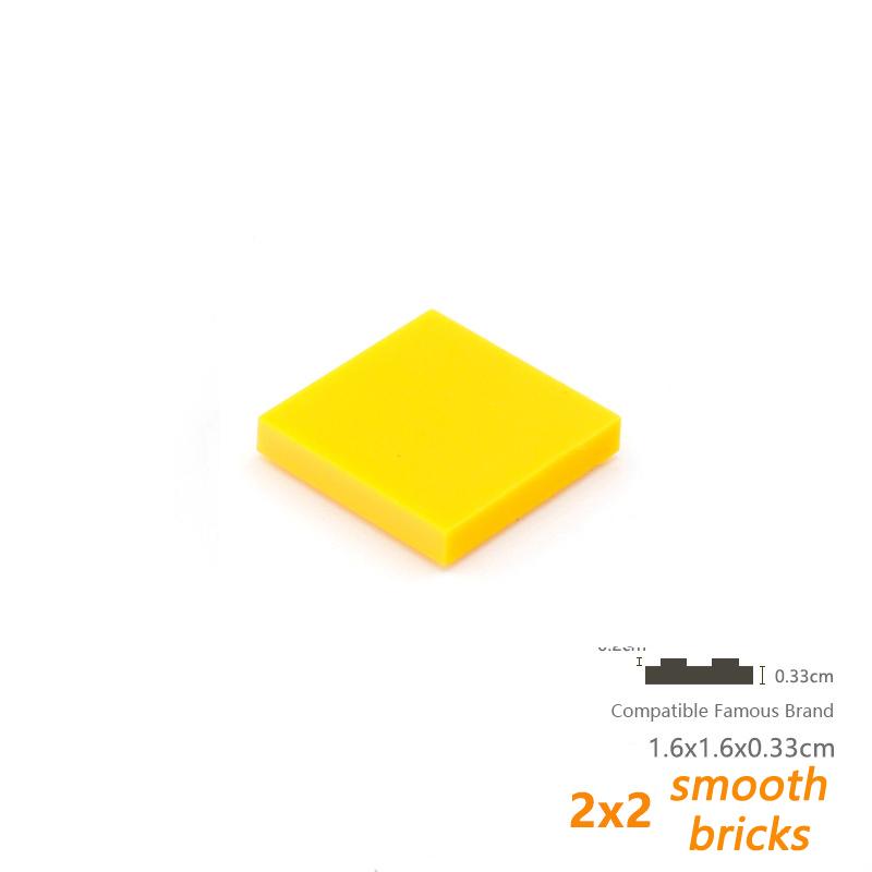 1000pcs DIY Building Blocks Figure Bricks Ceramic Tile 2x2 Educational Creative Size Compatible With 3068 Toys for Children