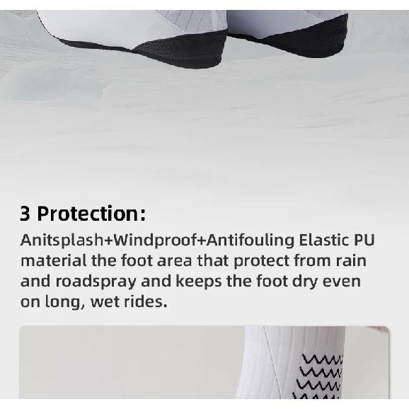 YKYWBIKE Cycling Shoe Cover Waterproof Overshoes Bicycle Accessorie Aerodynamic Bicycle Shoes Covers Road Bike Short Overshoes