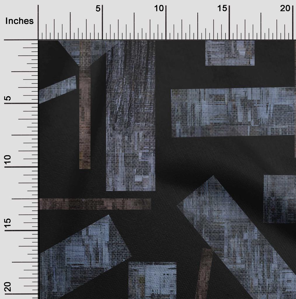 oneOone Georgette Viscose Coin Gray Fabric Abstracts Diy Clothing Quilting Fabric Print Fabric By Yard 42 Inch
